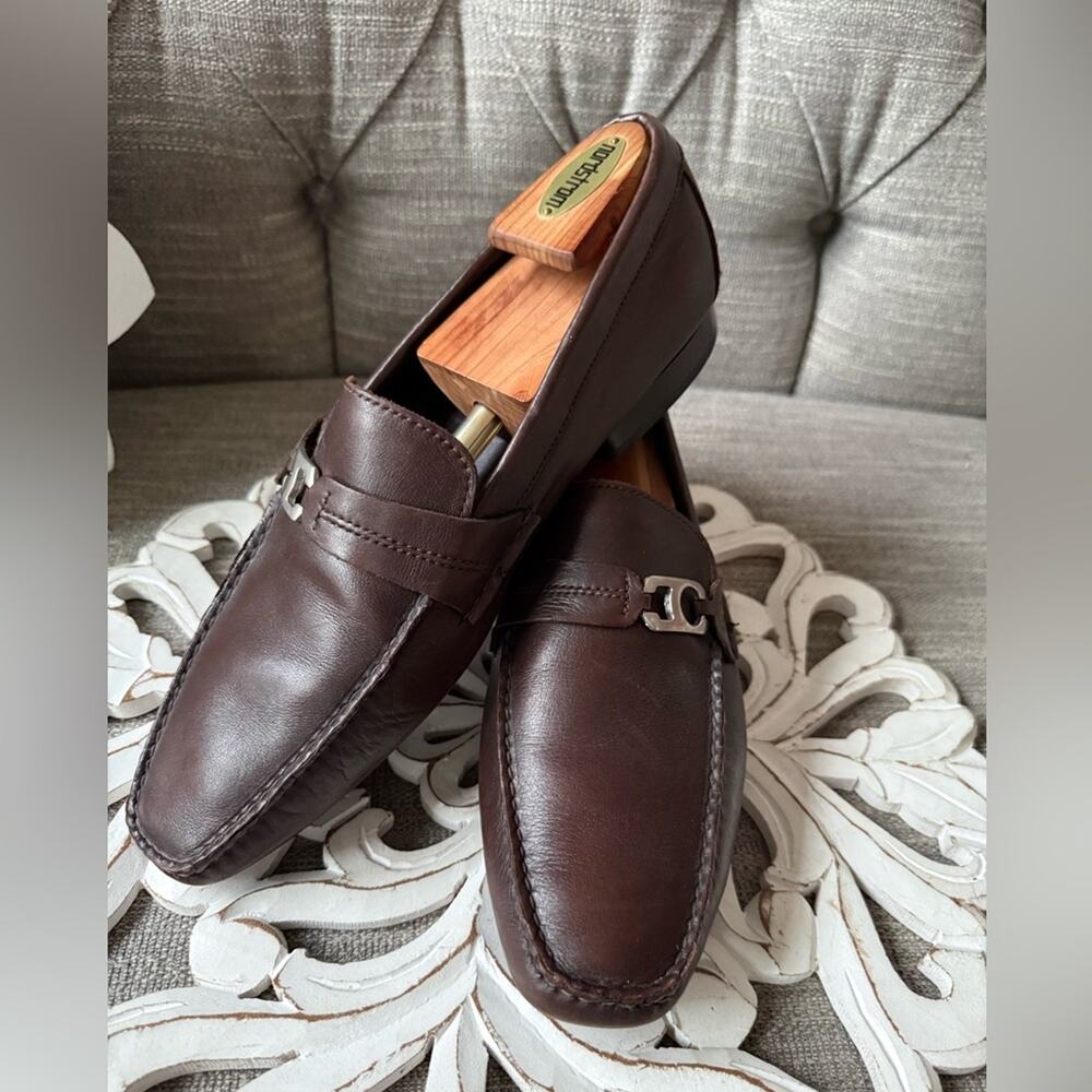 Allen Edmonds Martin Brown Leather Loafers Shoes Men’s 10.5